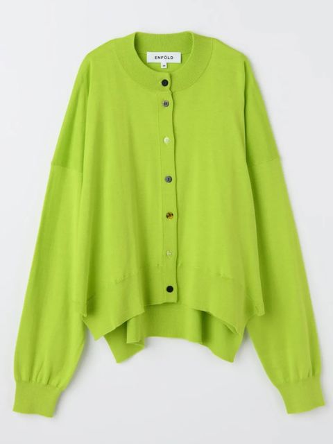 HIGH-NECK CARDIGAN / カーディガン / ライトグリーン / 2026SS new