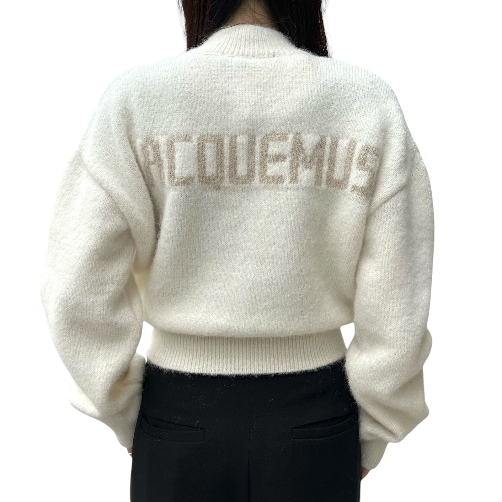 The jacquemus knit ジャックムス ニット / ホワイト / 24AW
