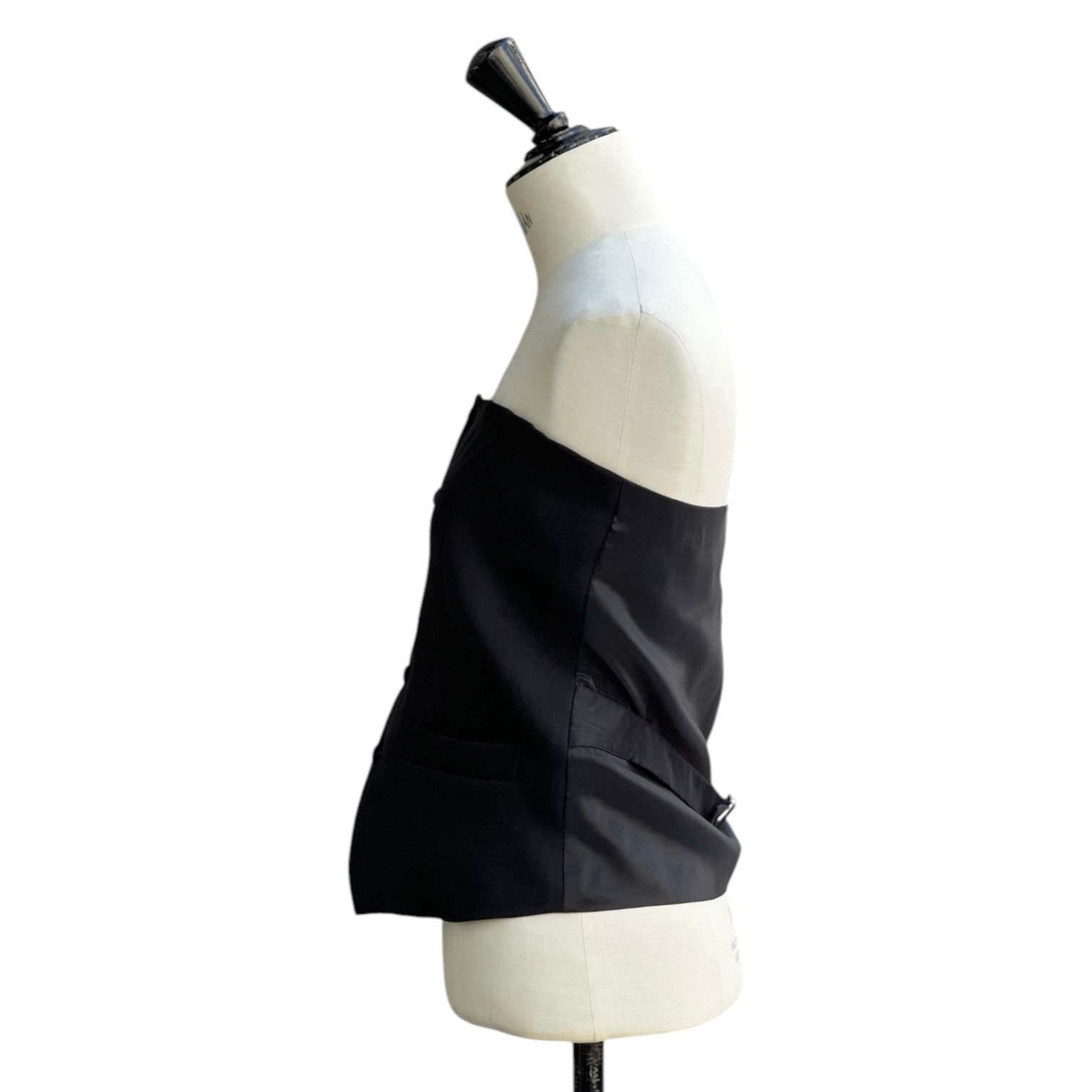 Viscose bustier / ビスチェ / ブラック / 2025SS new