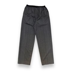 Waist rubber shirring pants / ボトムス / スラックス / ワイドシルエット / ウエストゴム / グレー