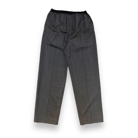 Waist rubber shirring pants / ボトムス / スラックス / ワイドシルエット / ウエストゴム / グレー