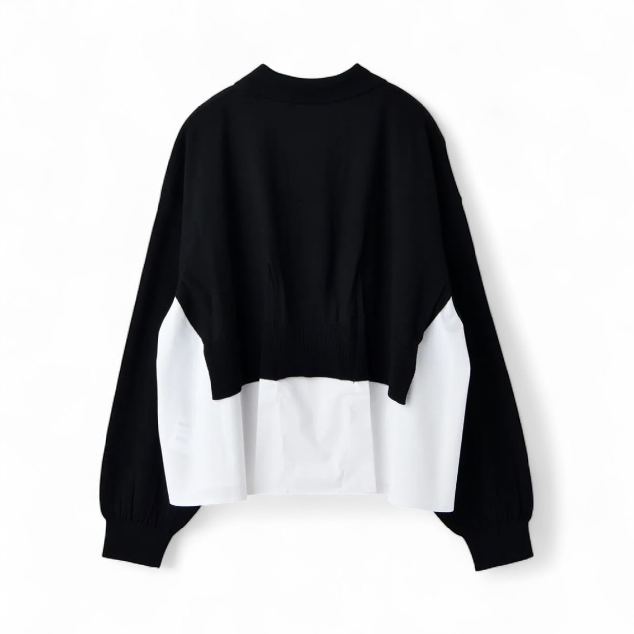 FAKE-LAYERED CARDIGAN / カーディガン / ブラック / 2025AW new