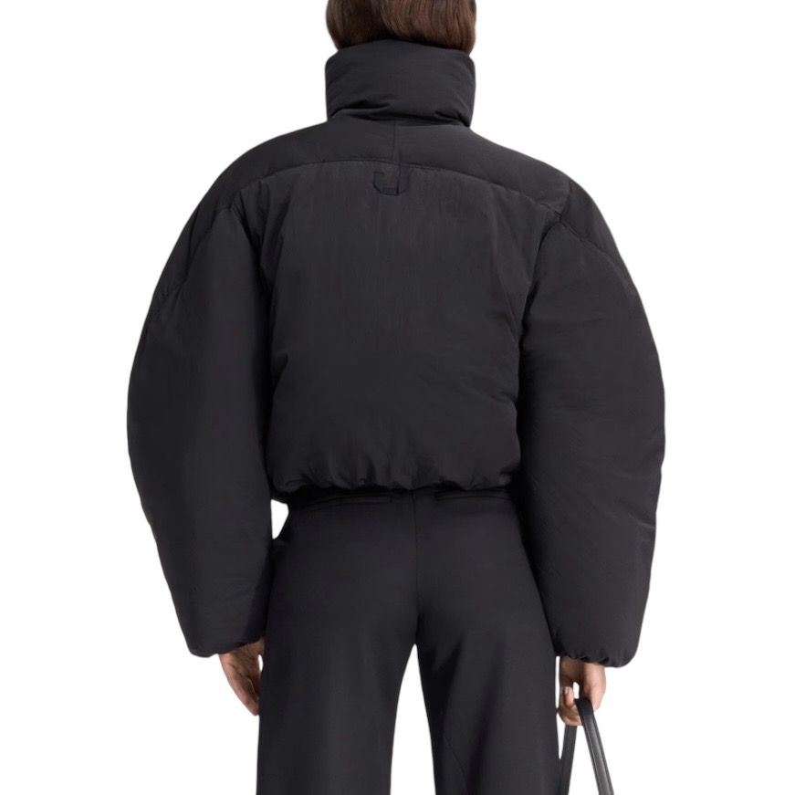 Caraco cropped puffer jacket カラコ クロップドジャケット / 中綿ジャケット / ブラック / 24AW