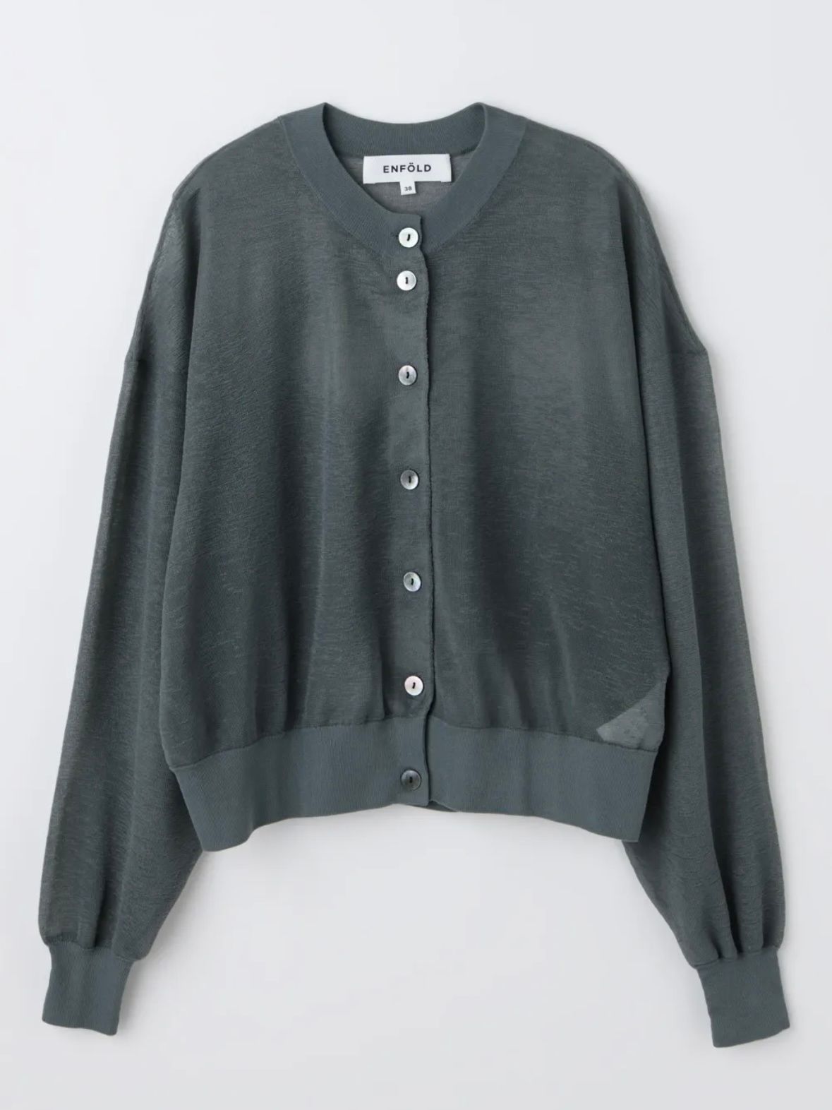 SHEER CARDIGAN / カーディガン / ニット / グレー / 2026SS new
