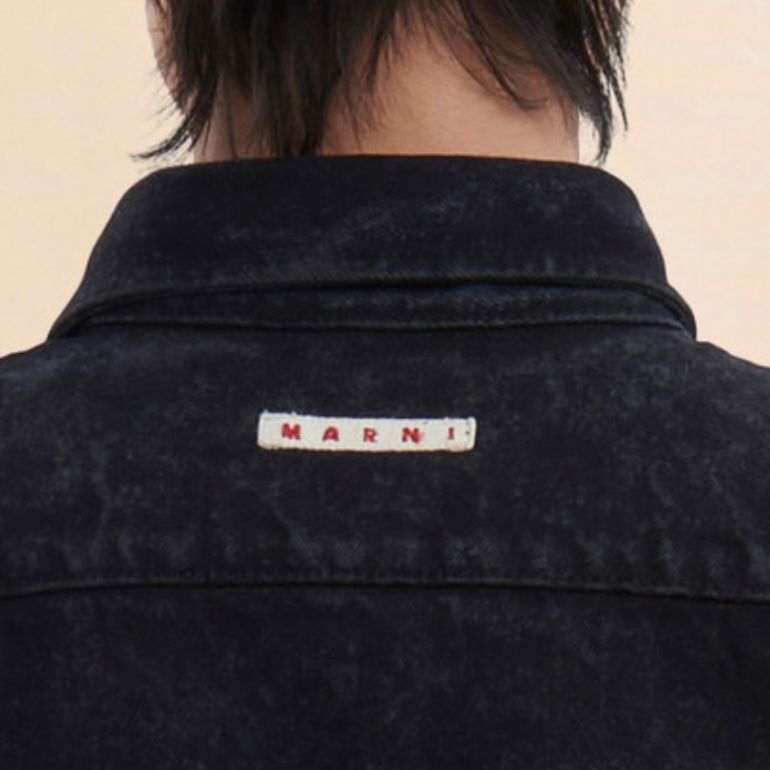 MARNI BLACK DENIM SHIRT/ 2025AW NEW