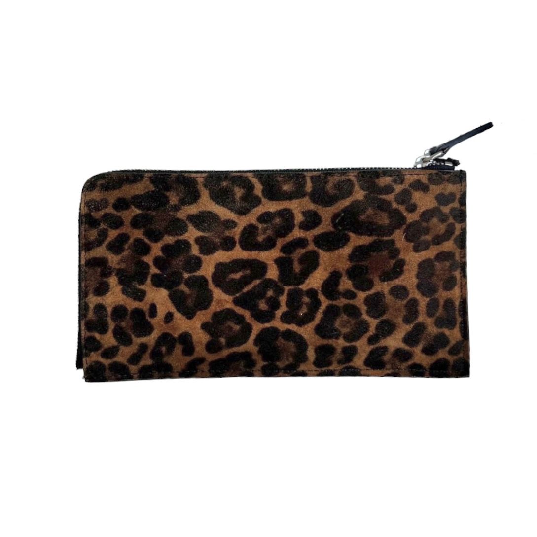 Coin/card case maxi / 財布 / 長財布 / カードケース / レザー / レオパード