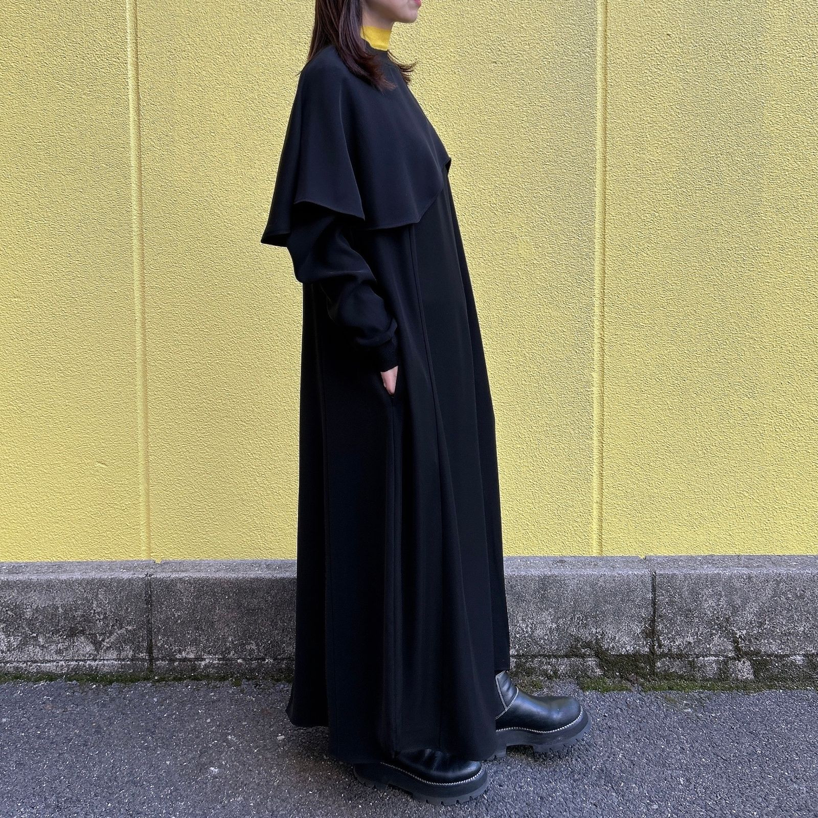 CAPE DRESS / ドレス・ワンピース / ブラック / 2025SS new