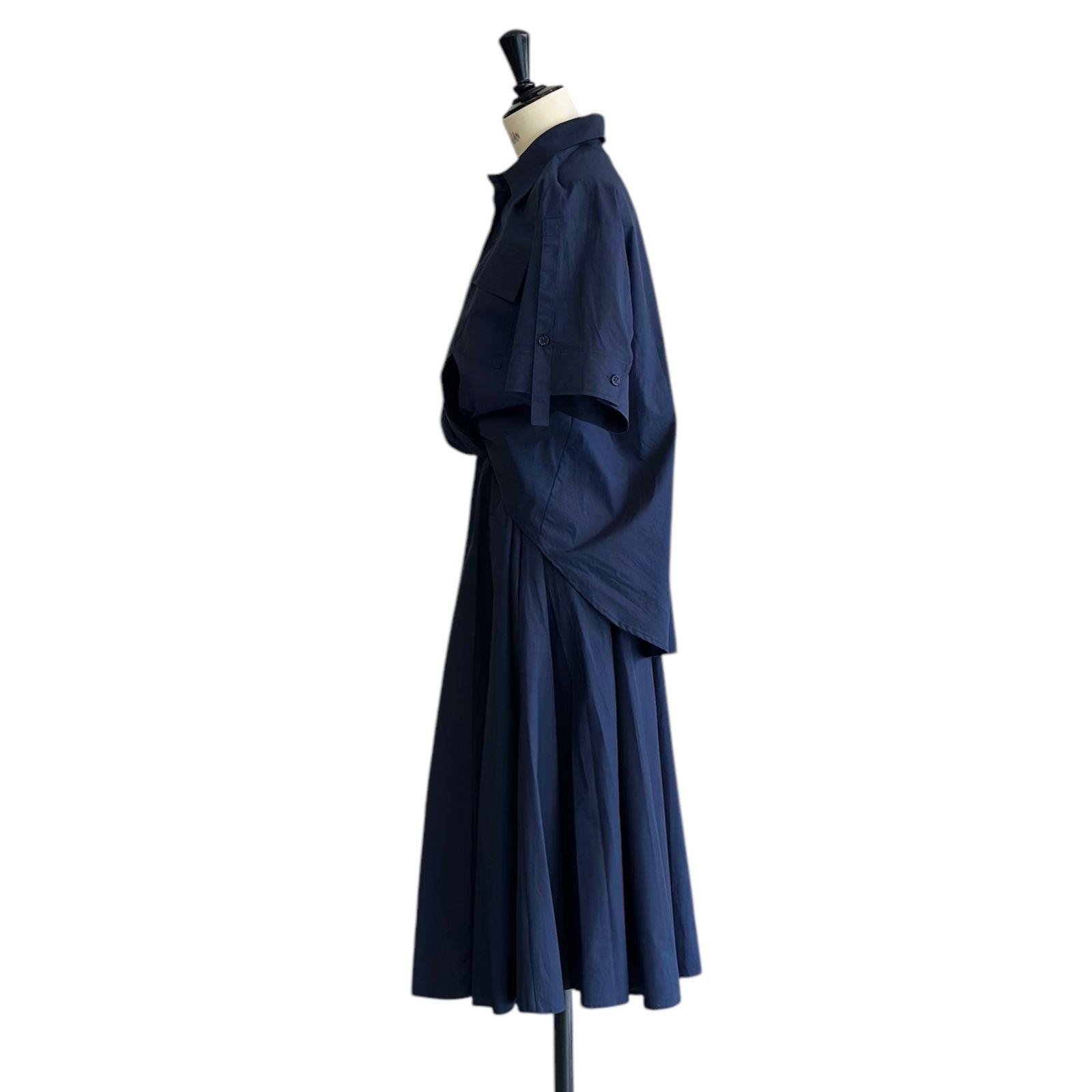 シャツマキシワンピース / ネイビー / 2025SS new