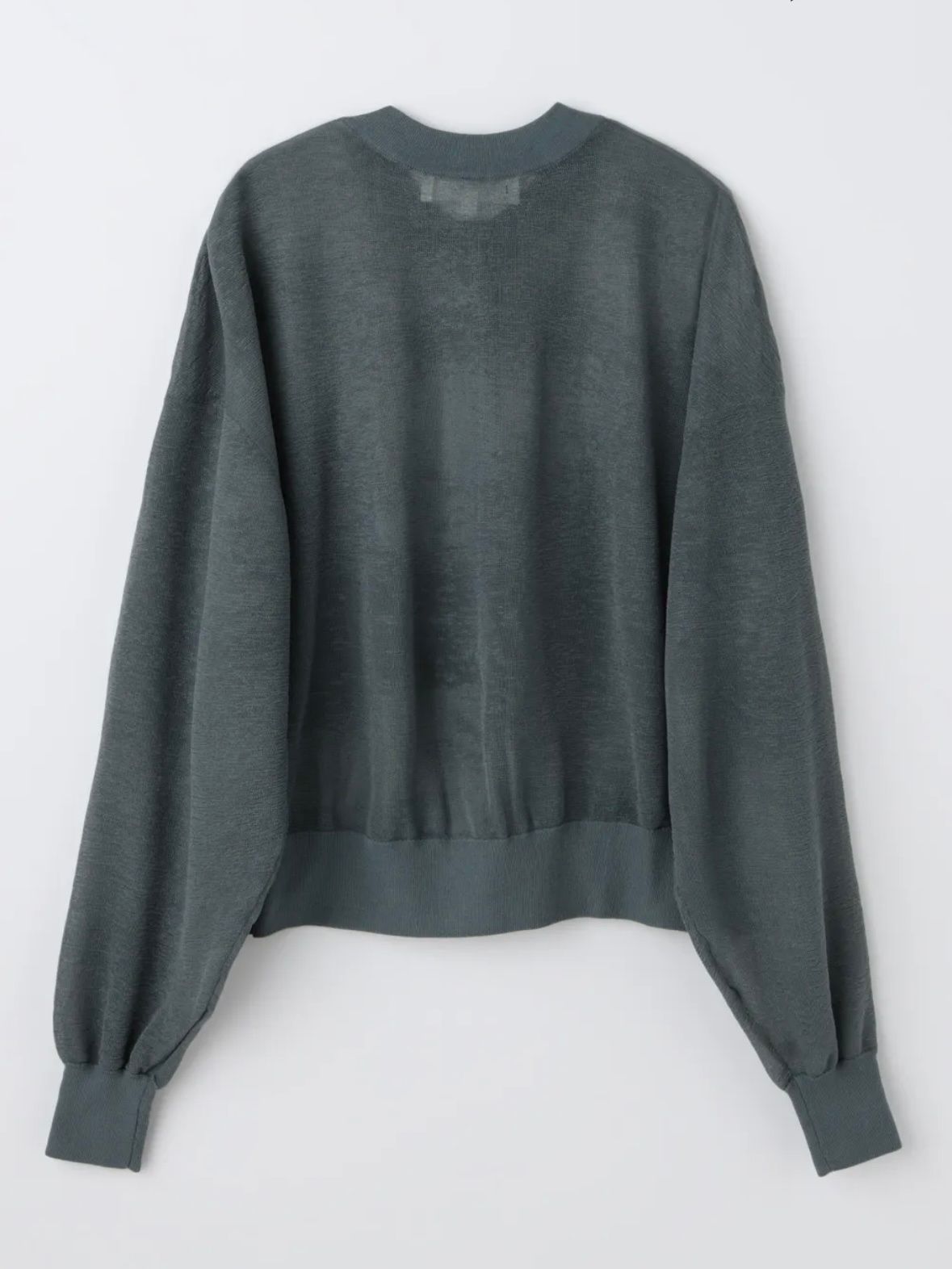 SHEER CARDIGAN / カーディガン / ニット / グレー / 2026SS new