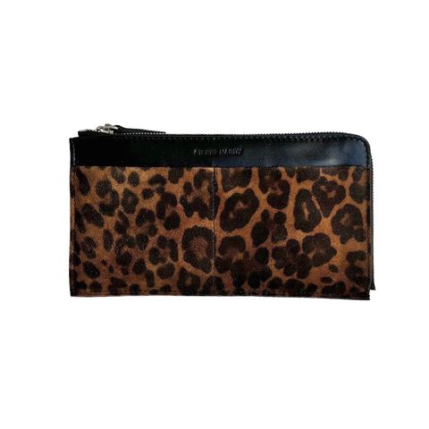 Coin/card case maxi / 財布 / 長財布 / カードケース / レザー / レオパード