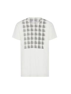チェックパネル コットンTシャツ/ 2026SS NEW