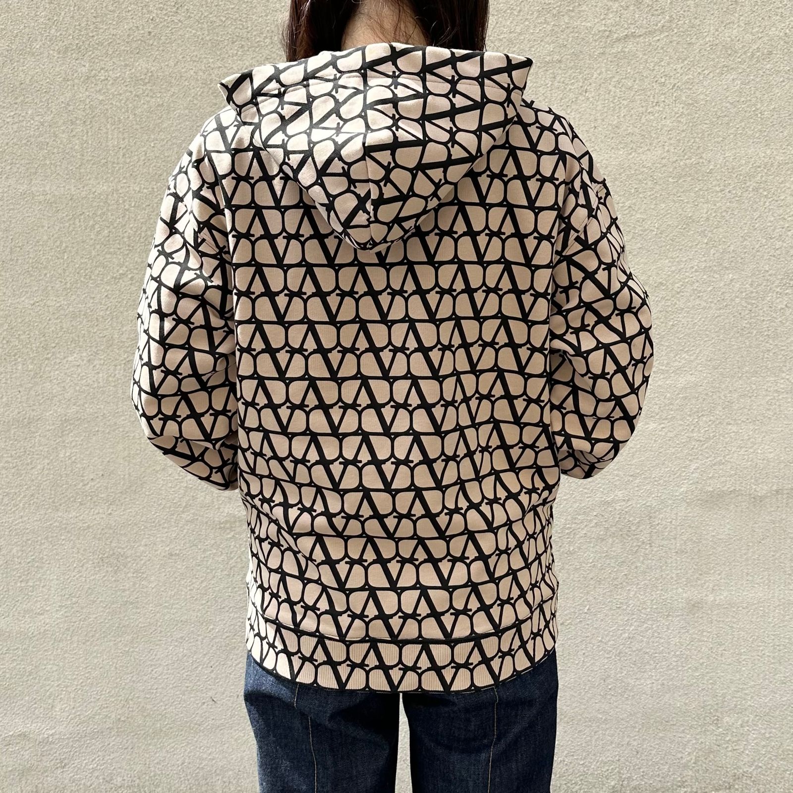 Toile iconographe jersey sweat hoodie / スウェット フーディー / パーカー / レディース / ベージュ