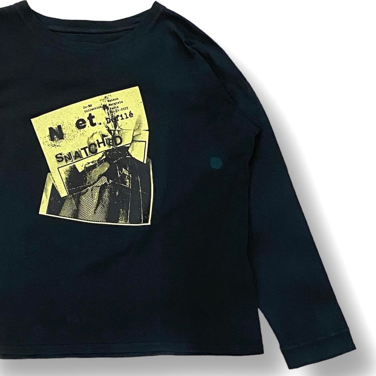 Maison Margiela から メゾンマルダメージ加工 ロングスリーブTシャツ