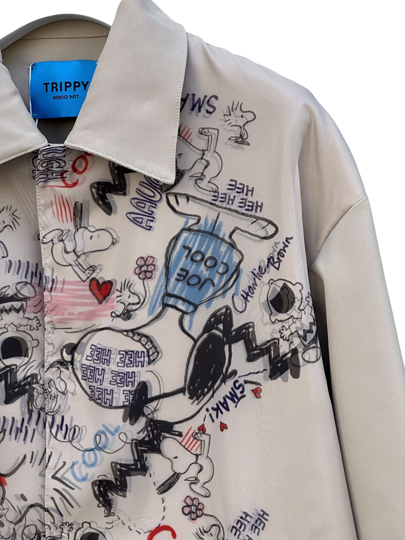 SNOOPY TR-104 3Dコーチジャケット/ スヌーピー/BROWN / 2026SS NEW