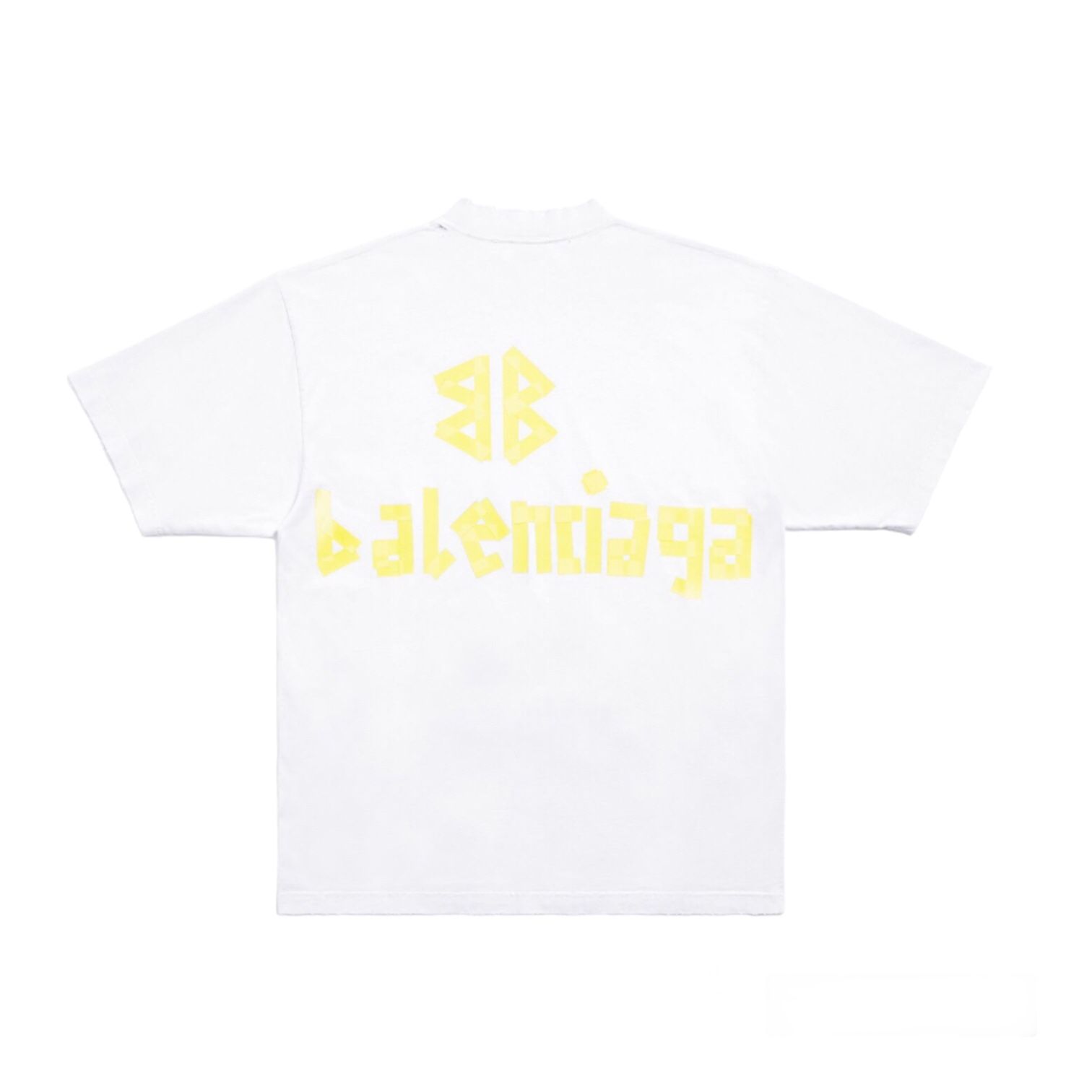 BALENCIAGA - TAPE TYPE Tシャツ ミディアムフィット / ホワイト 