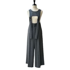 VEST OVER-ALLS / サロペット / グレー / 24AW NEW