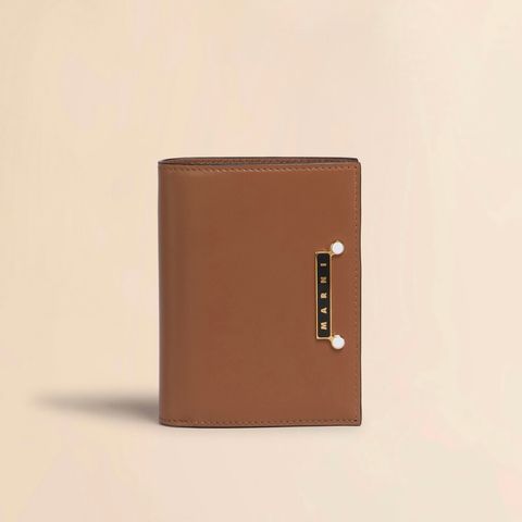 レザー製 Envelope 二つ折り財布 / ブラウン / 25aw new