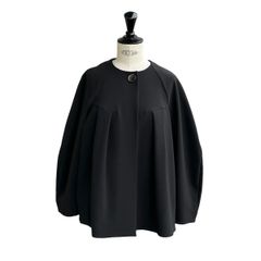 TUCK SOLID-JACKET / ジャケット / ブラック / 2024SS NEW
