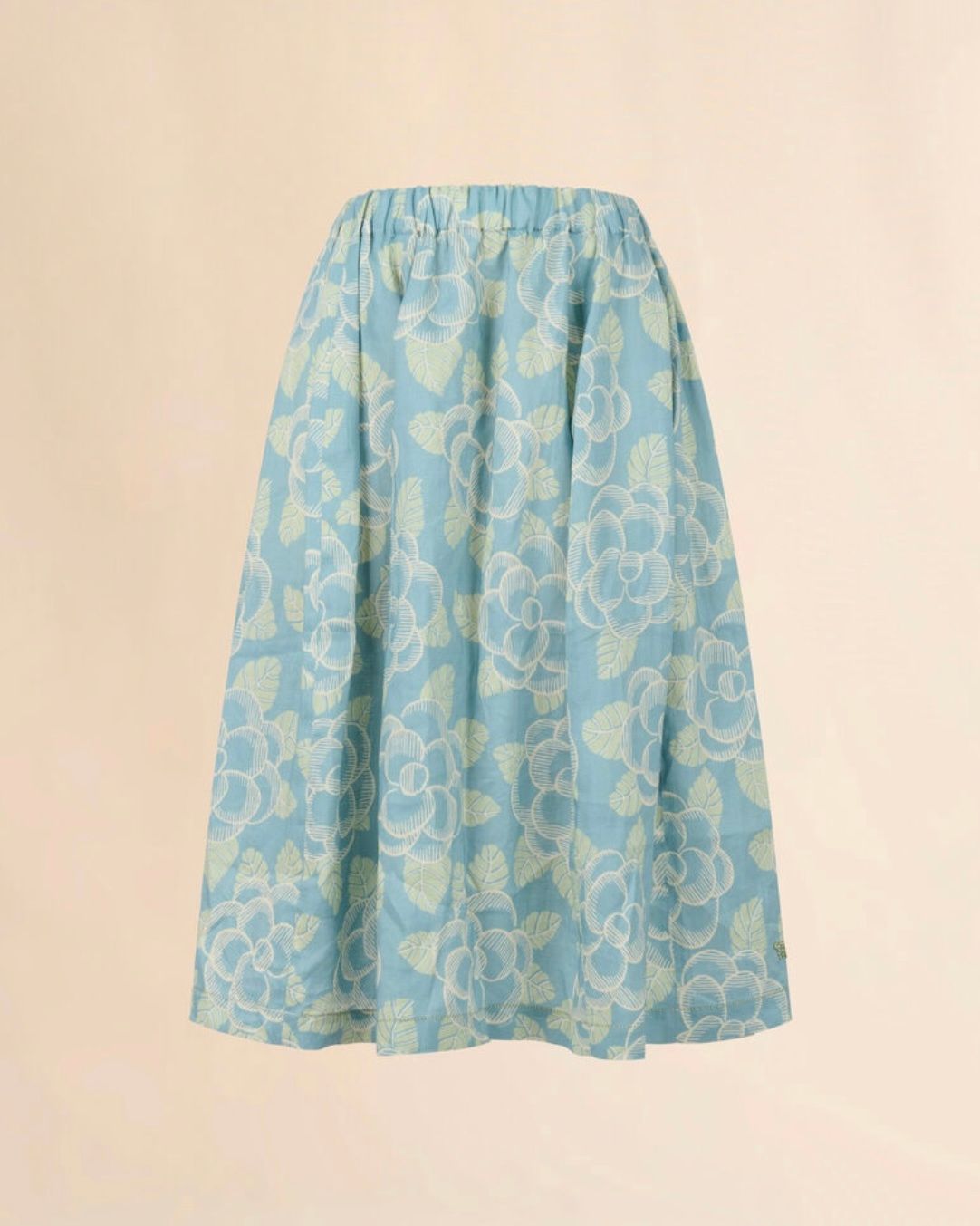 Banjo プリント ラミーゴムスカート / ウィメンズ / スカート / ブルー / 2026ss NEW