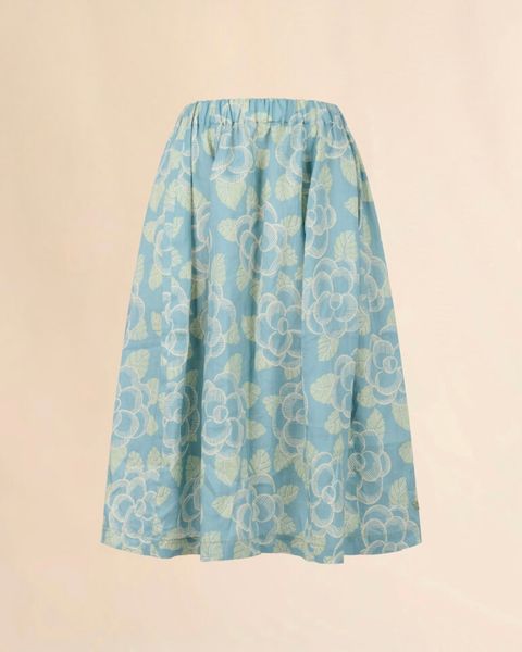 Banjo プリント ラミーゴムスカート / ウィメンズ / スカート / ブルー / 2026ss NEW