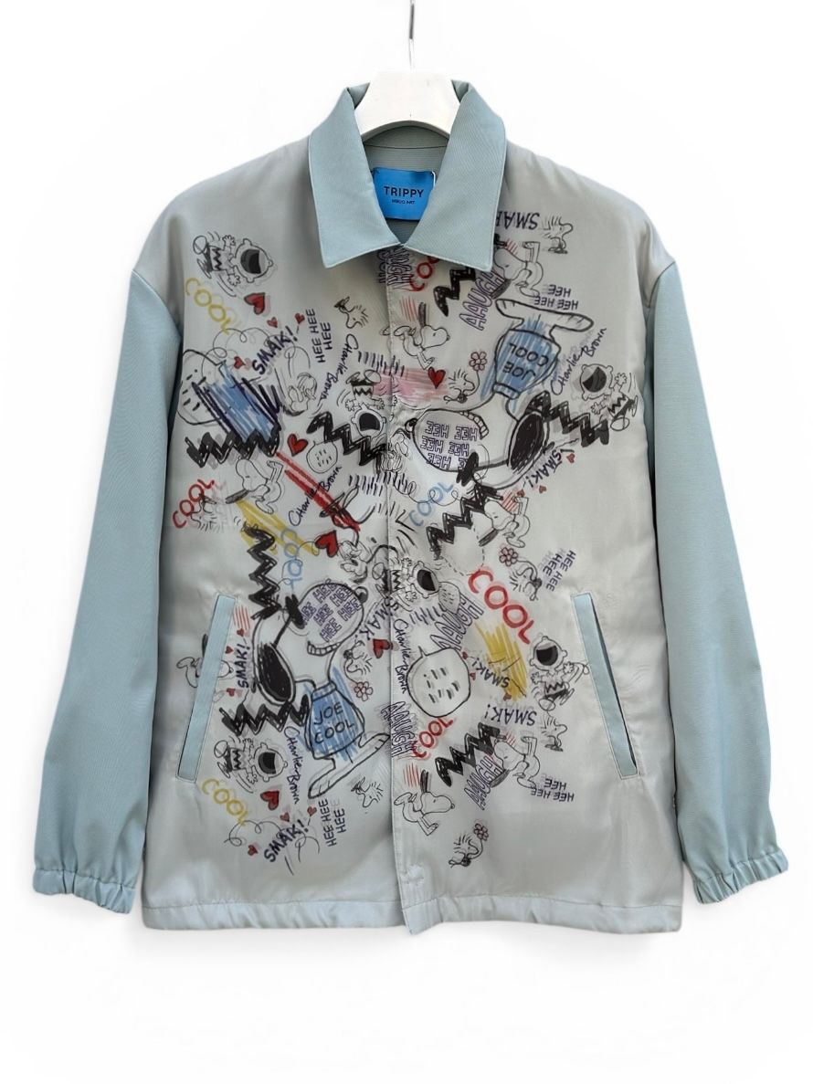 SNOOPY TR-104 3Dコーチジャケット/ スヌーピー/GRAY / 2026SS NEW