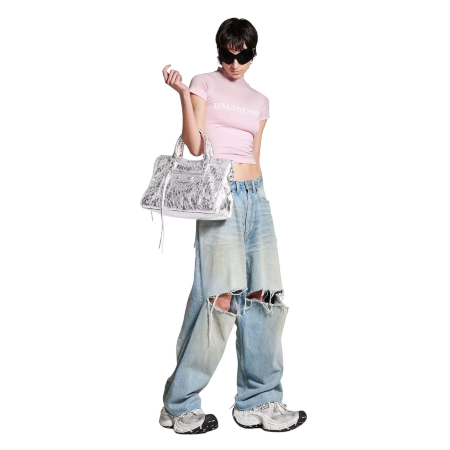 City バッグ ミディアム / シルバー /  2025aw NEW