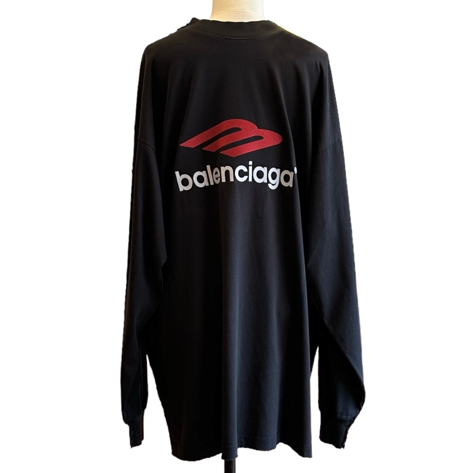 BALENCIAGA - Tape Type Tシャツワンピース / Tシャツ / ブラック / ウィメンズ | LATIN EVE