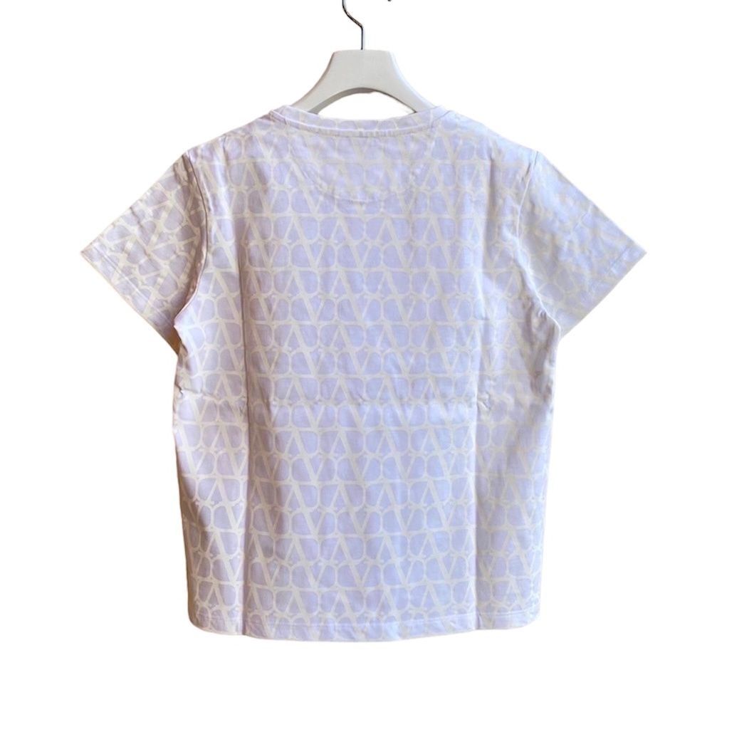 Toile iconographe all over print cotton T-shirt / クルーネック Tシャツ / トワル イコノグラフ / レディース / ホワイト