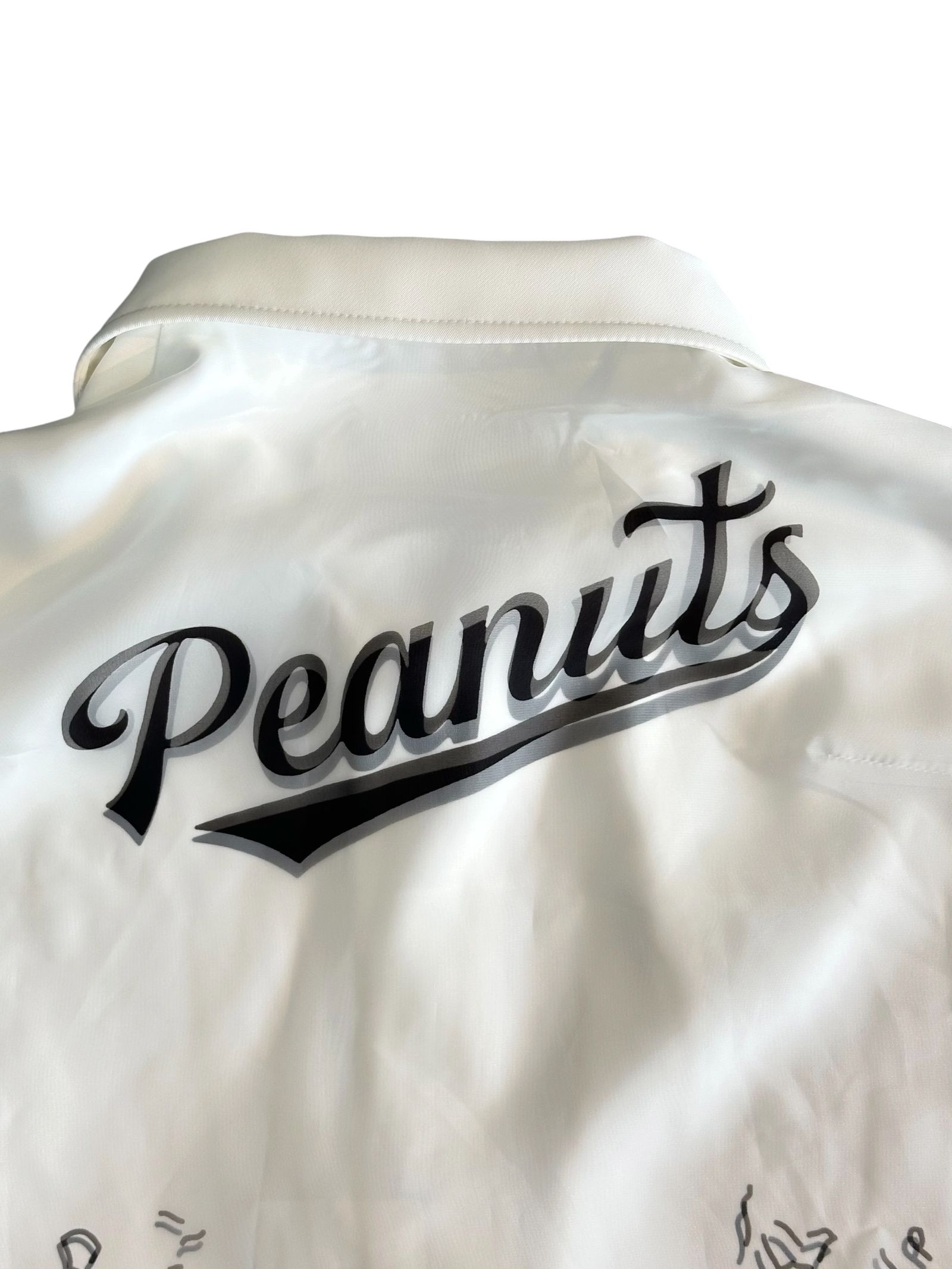 SNOOPY TR-100 PEANUTS 3Dシャツ/ スヌーピー/WHITE / 2026SS NEW