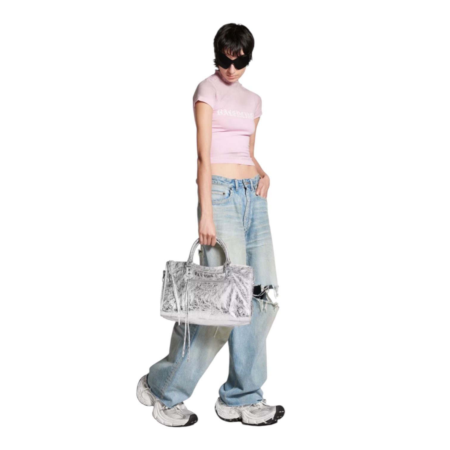 City バッグ ミディアム / シルバー /  2025aw NEW