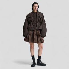 BIRDIE JACKET バーディージャケット / ボンバージャケット テクニカル ナイロン / ブラウン / 2025 AW NEW