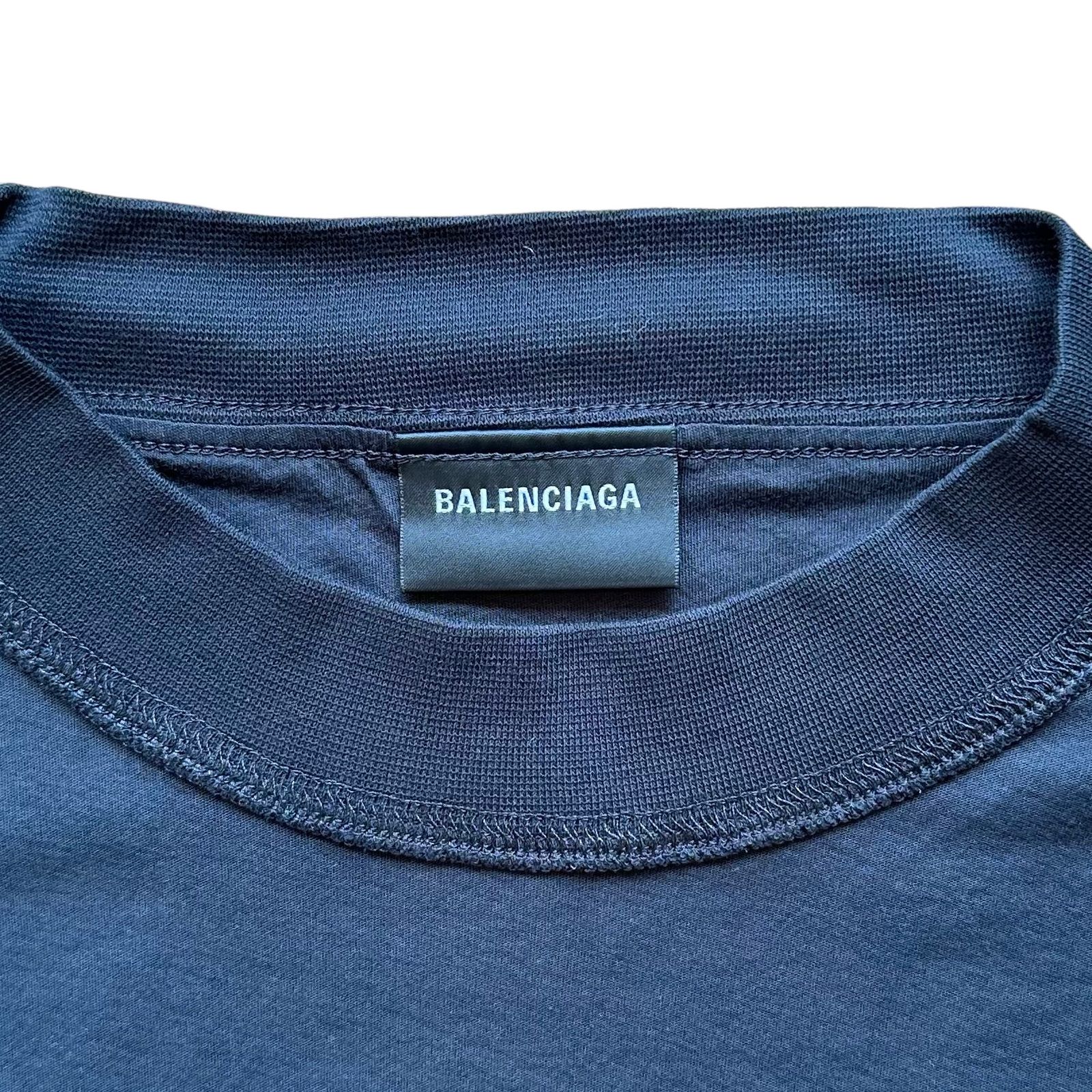 BALENCIAGA - ミラーロゴ Tシャツワンピース / デイドレス
