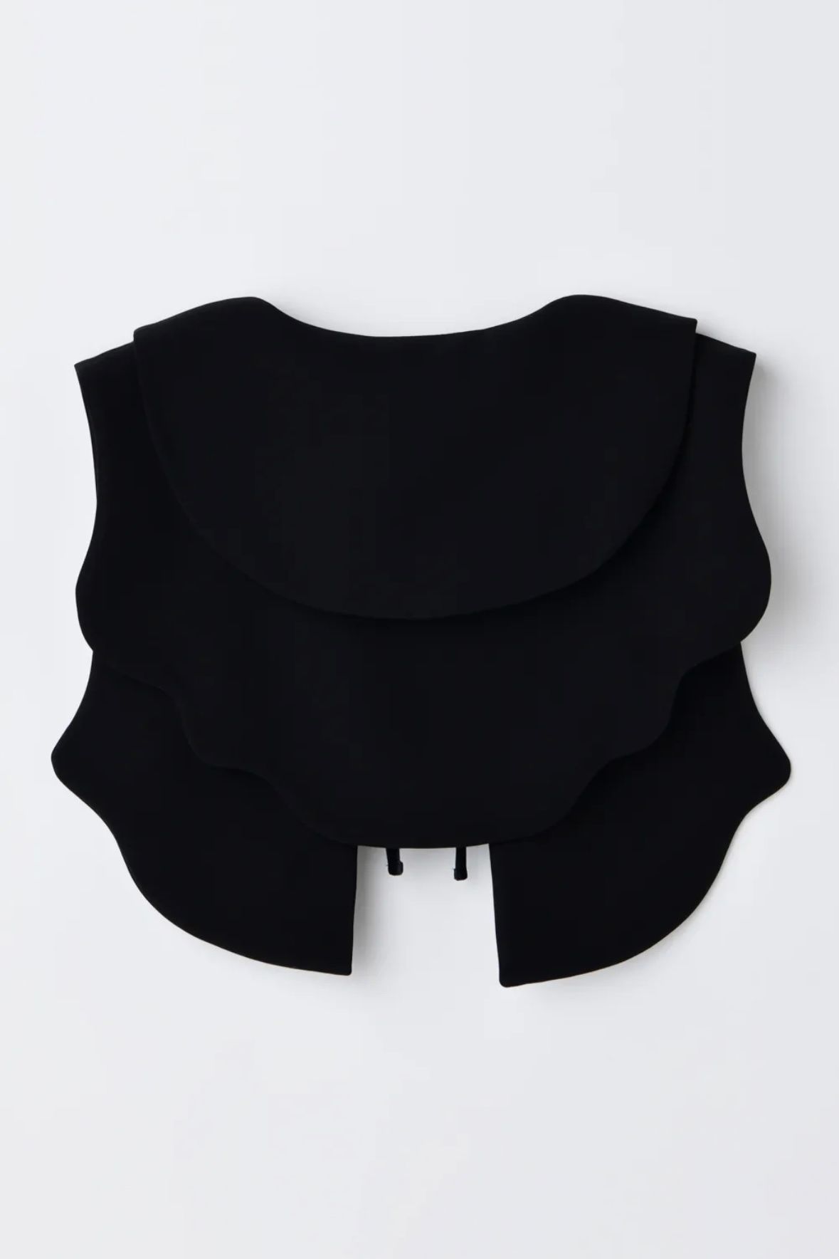 PLATE PARTS/付け衿/ブラック  2026SS new