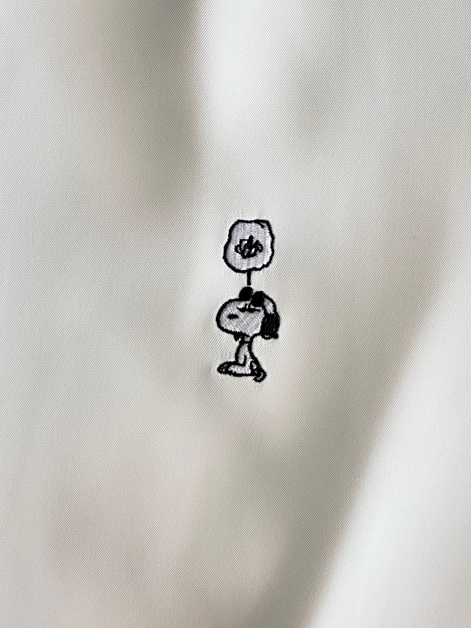 SNOOPY TR-100 PEANUTS 3Dシャツ/ スヌーピー/WHITE / 2026SS NEW