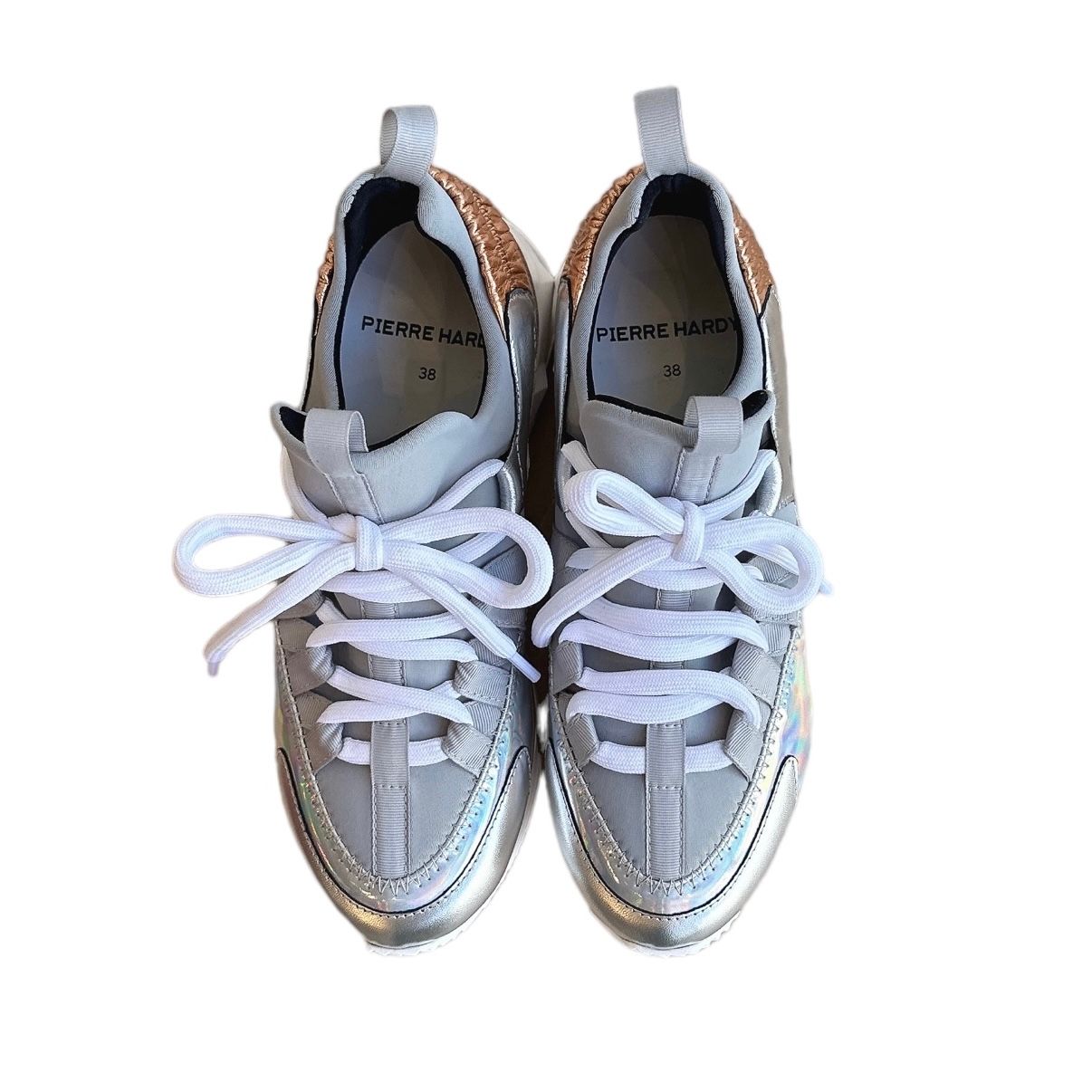 Trick comet sneaker / スニーカー/ トリックコメット / レザー / シルバー / グレー