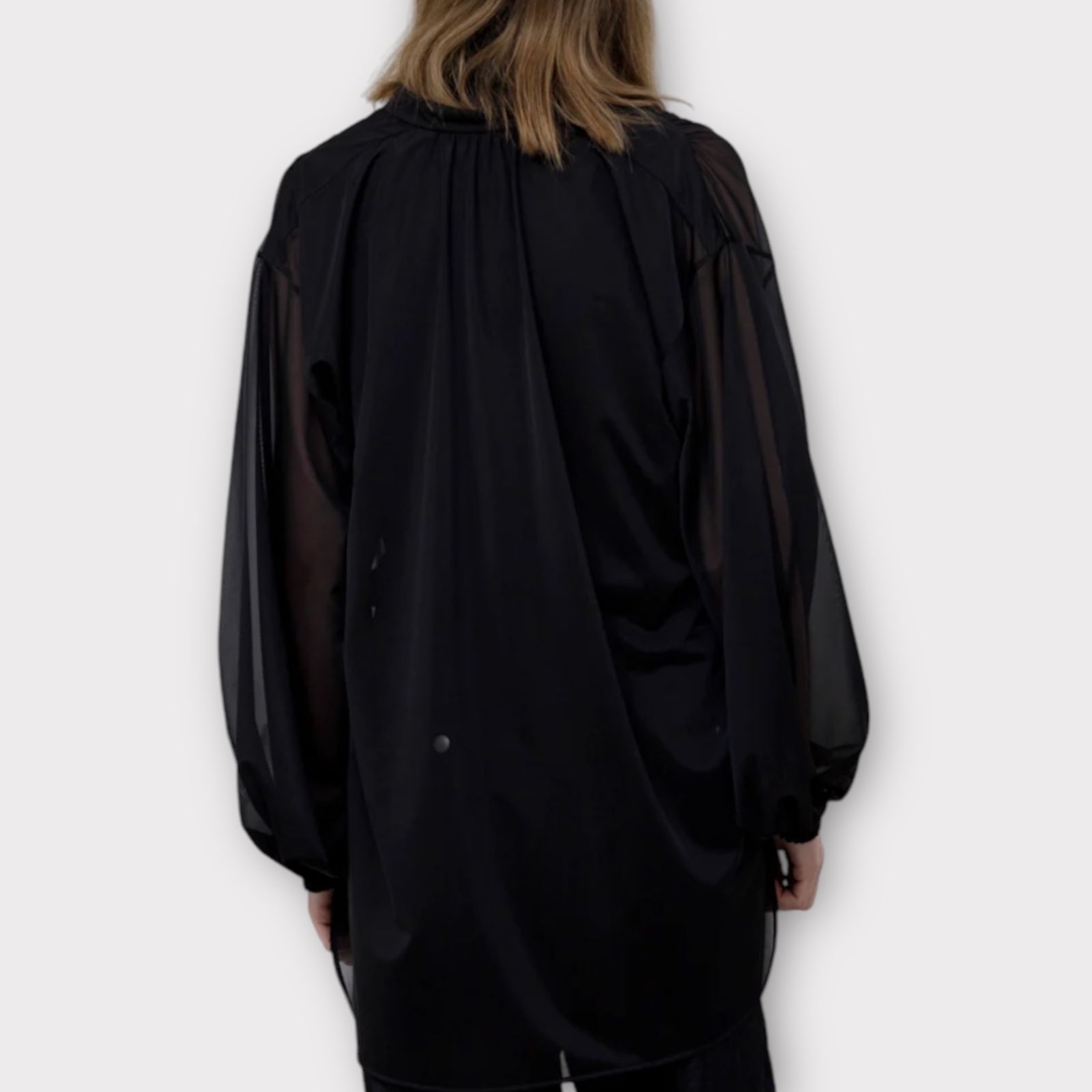Sheer tricot tunic / チュニック / ホワイト / 2025SS new