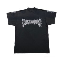 DARKWAVE Tシャツ オーバーサイズ /ブラック/ユニセックス