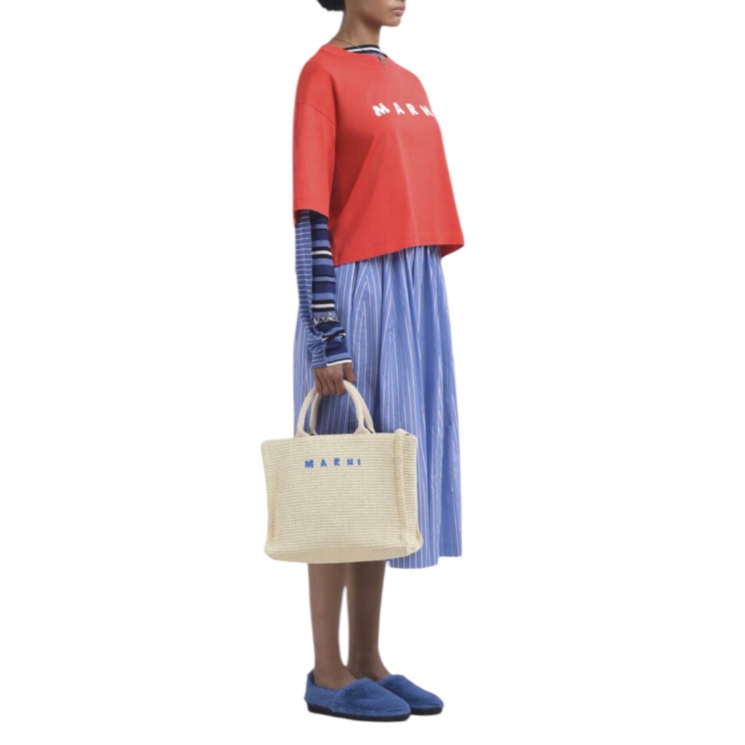 クロップドTシャツ / ボクシーTシャツ / レッド / 25SS new