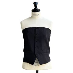 Viscose bustier / ビスチェ / ブラック / 2025SS new