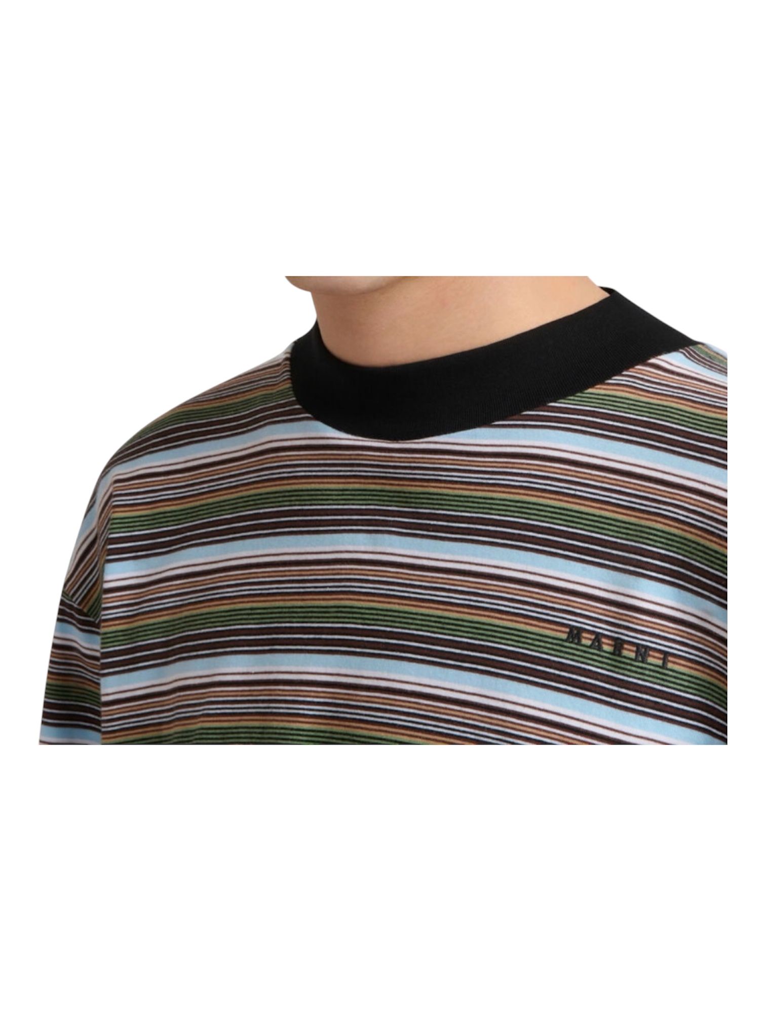 MARNI /マルチカラー ストライプ コットン 長袖Tシャツ /2026 AW /NEW