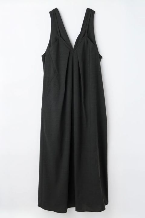 LAYERED-LIKE JUMPER SKIRT/ドレス・ワンピース/ジャンパースカート/グレー  2026SS new