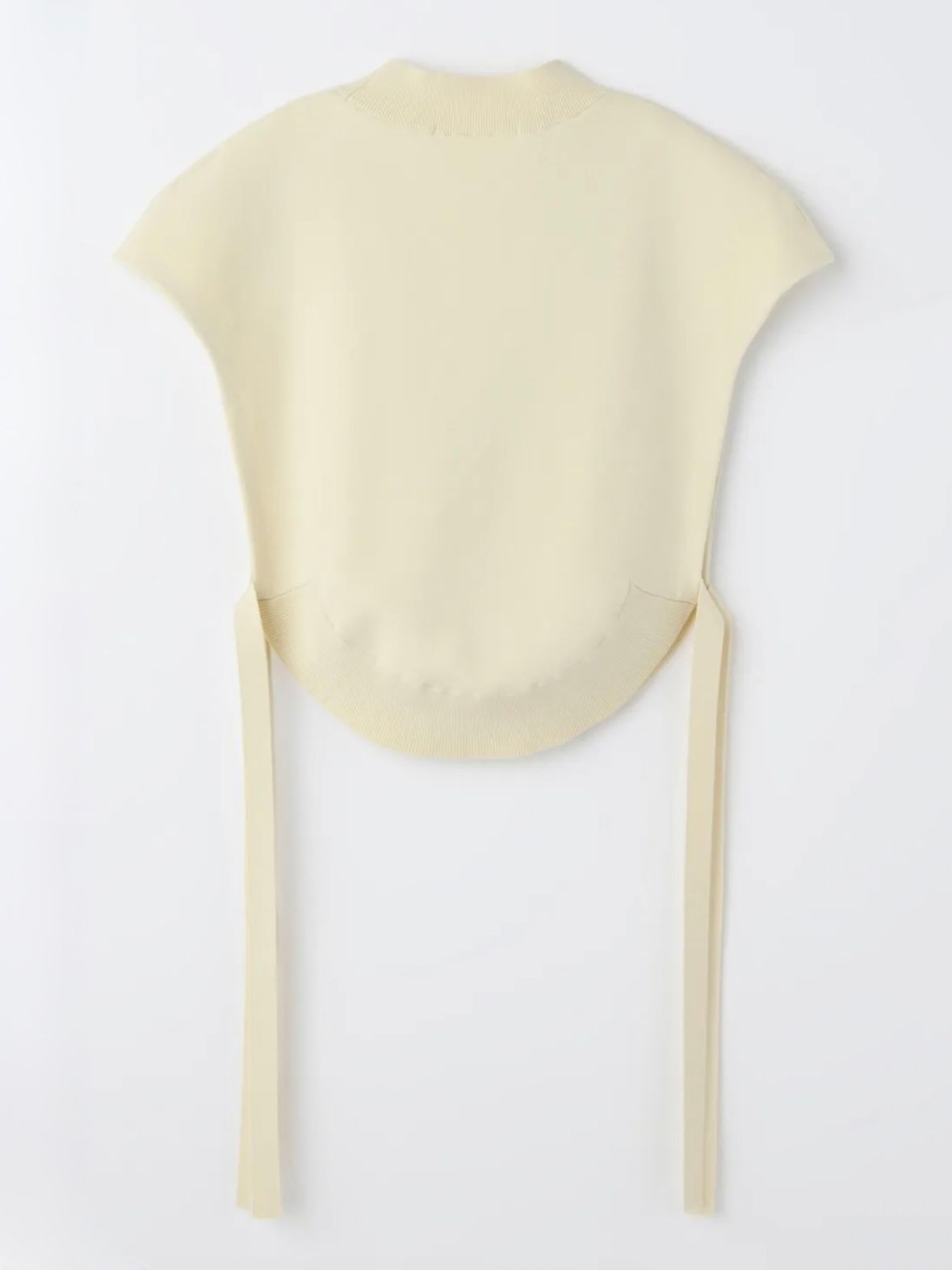 ROUND VEST / ニットベスト / アイボリー / 2026SS new