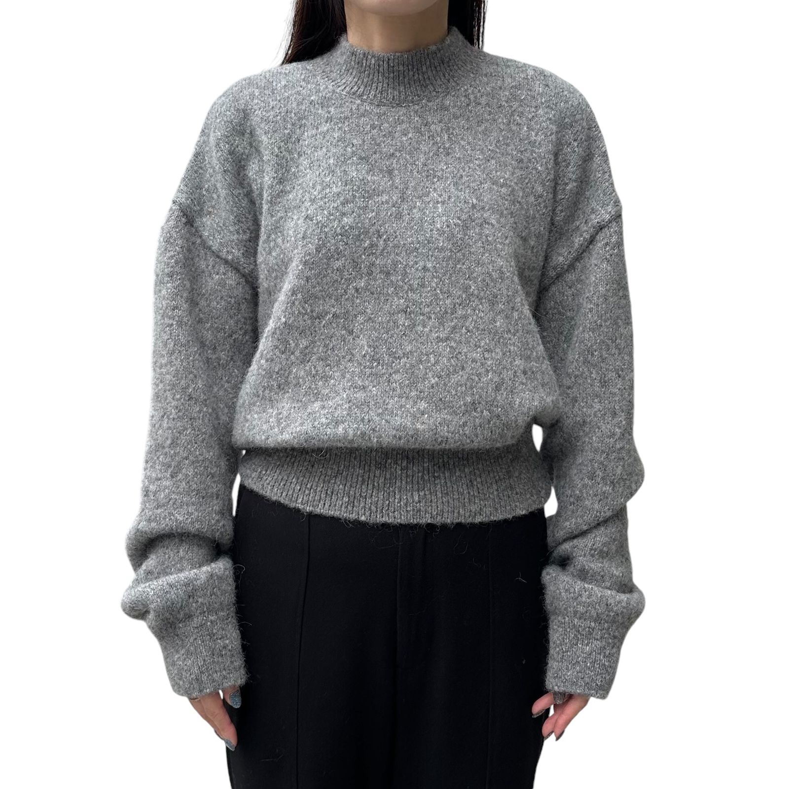 The jacquemus knit ジャックムス ニット / グレー / 24AW