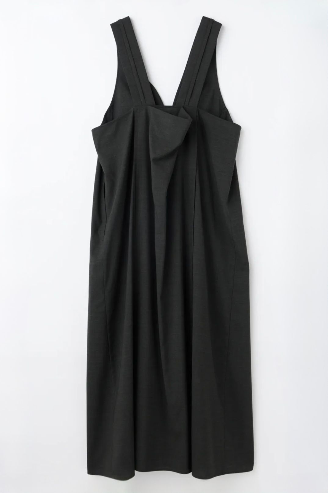 LAYERED-LIKE JUMPER SKIRT/ドレス・ワンピース/ジャンパースカート/グレー  2026SS new