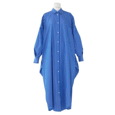 LONG SHIRT DRESS / ワンピース / ブルー / ウィメンズ