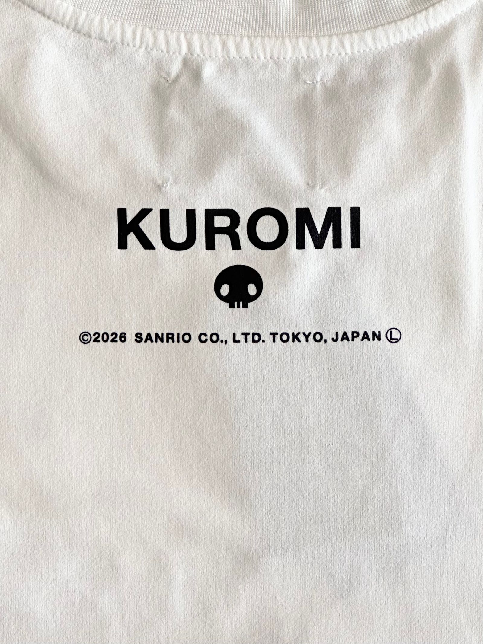 KUROMI TR-097 3DプリントTシャツ/ クロミ/ WHITE/ 2026SS NEW