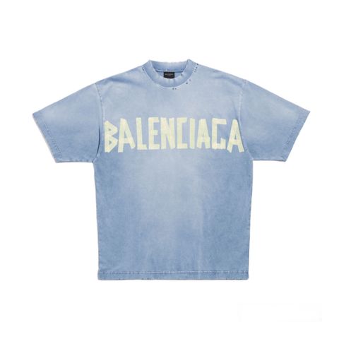 TAPE TYPE Tシャツ ミディアムフィット / ブルー/ユニセックス