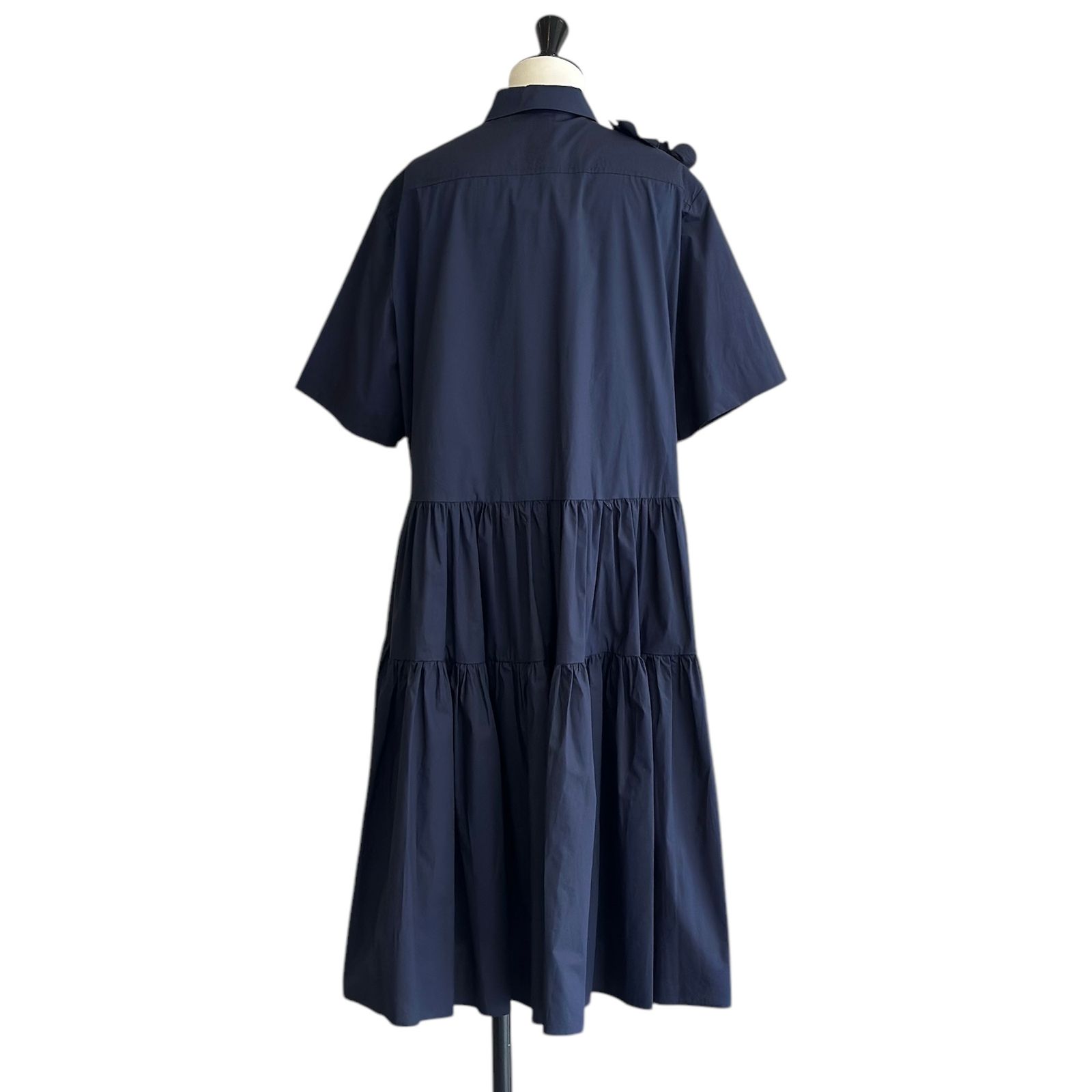 フラワーモチーフ ワンピース / ネイビー / 2025SS new