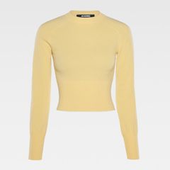 The Soglia knit ソリアニット / カシミアニット / イエロー / 24AW