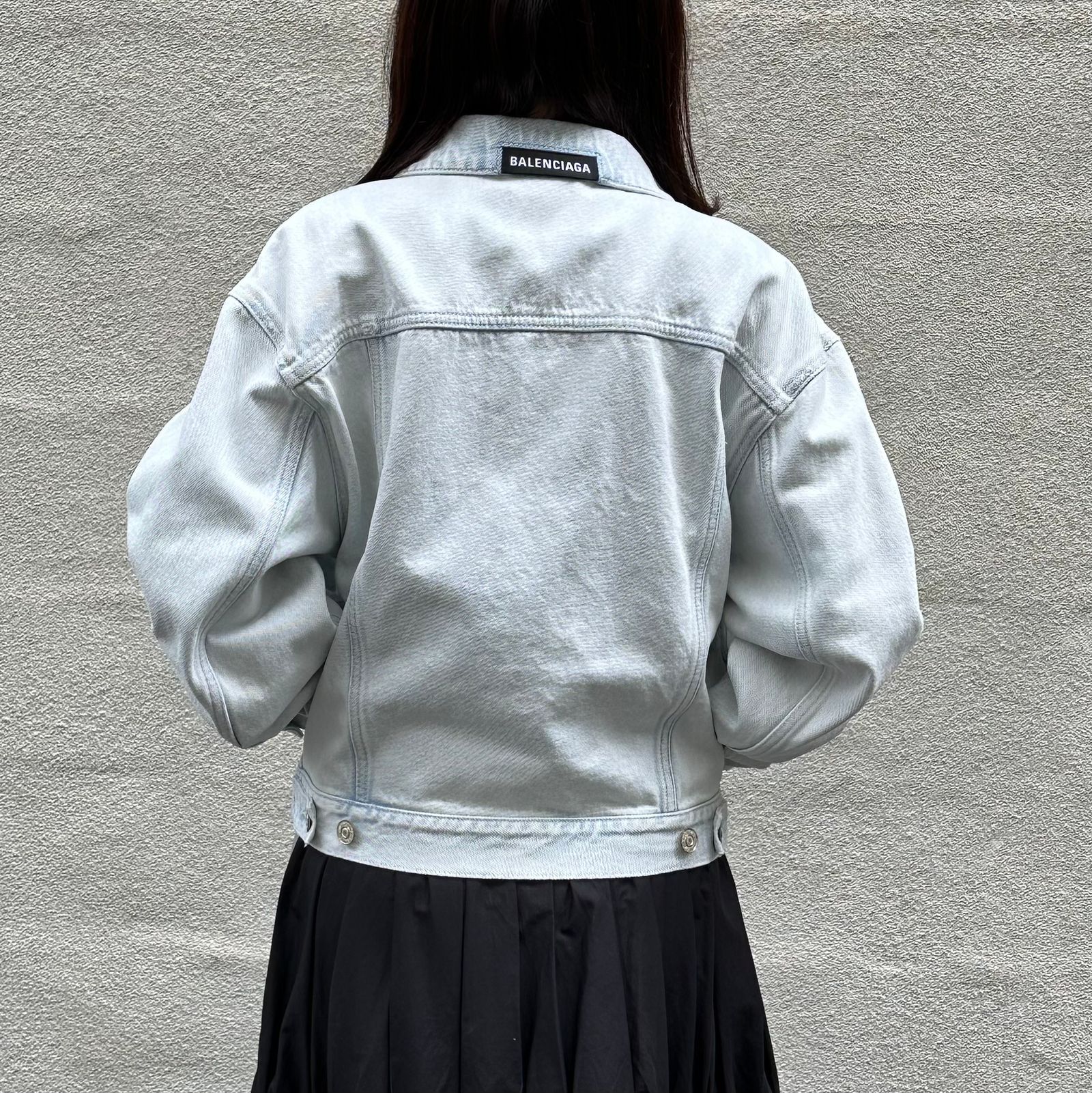 BALENCIAGA ライトブルーデニムジャケット BALENCIAGA - デニムジャケット / ライトブルー / ウィメンズ